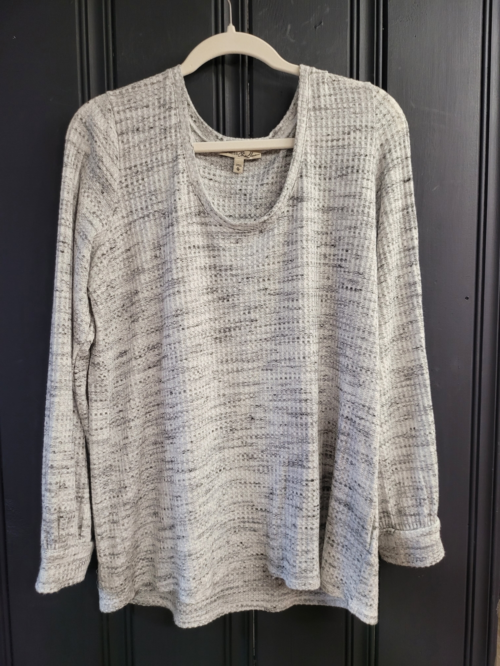 Express Knit Henley, Oversized